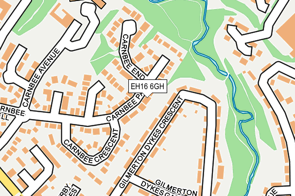 EH16 6GH map - OS OpenMap – Local (Ordnance Survey) EH16 6GH map - OS OpenMap – Local (Ordnance Survey)