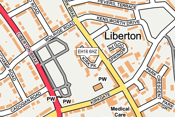 EH16 6HZ map - OS OpenMap – Local (Ordnance Survey) EH16 6HZ map - OS OpenMap – Local (Ordnance Survey)