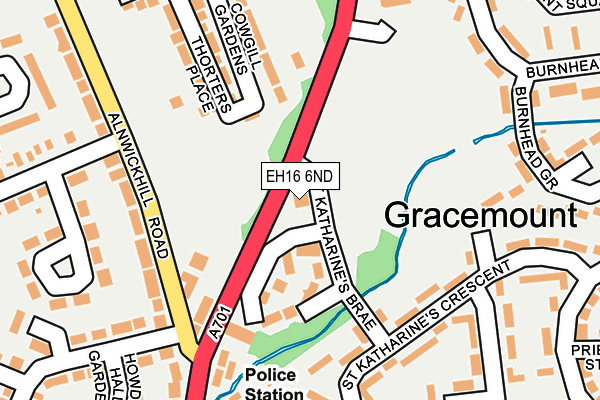 EH16 6ND map - OS OpenMap – Local (Ordnance Survey) EH16 6ND map - OS OpenMap – Local (Ordnance Survey)