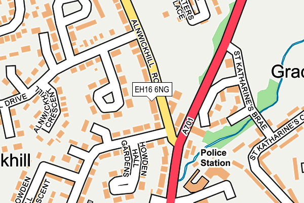 EH16 6NG map - OS OpenMap – Local (Ordnance Survey) EH16 6NG map - OS OpenMap – Local (Ordnance Survey)
