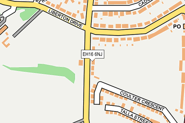 EH16 6NJ map - OS OpenMap – Local (Ordnance Survey) EH16 6NJ map - OS OpenMap – Local (Ordnance Survey)