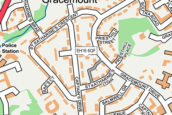 EH16 6QF map - OS OpenMap – Local (Ordnance Survey) EH16 6QF map - OS OpenMap – Local (Ordnance Survey)