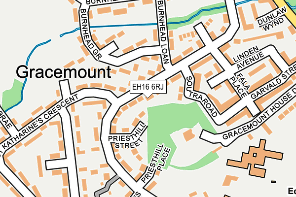EH16 6RJ map - OS OpenMap – Local (Ordnance Survey) EH16 6RJ map - OS OpenMap – Local (Ordnance Survey)