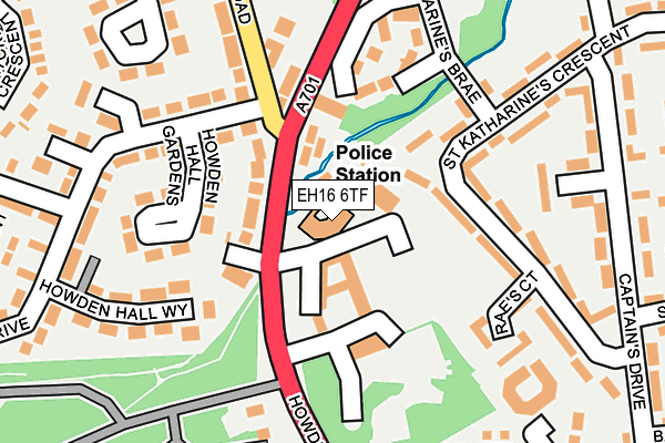 EH16 6TF map - OS OpenMap – Local (Ordnance Survey) EH16 6TF map - OS OpenMap – Local (Ordnance Survey)