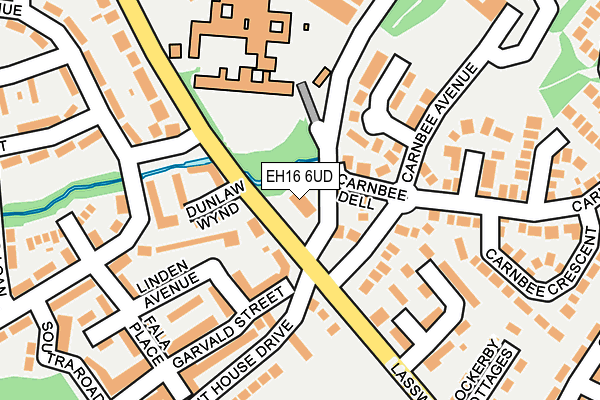 EH16 6UD map - OS OpenMap – Local (Ordnance Survey) EH16 6UD map - OS OpenMap – Local (Ordnance Survey)