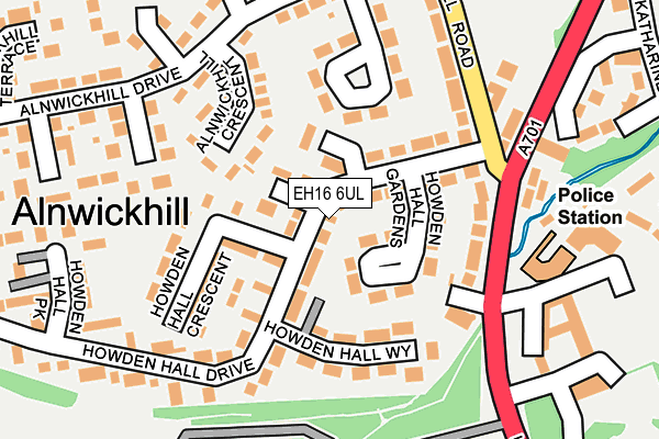 EH16 6UL map - OS OpenMap – Local (Ordnance Survey) EH16 6UL map - OS OpenMap – Local (Ordnance Survey)