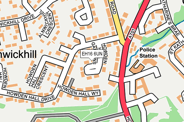 EH16 6UN map - OS OpenMap – Local (Ordnance Survey) EH16 6UN map - OS OpenMap – Local (Ordnance Survey)