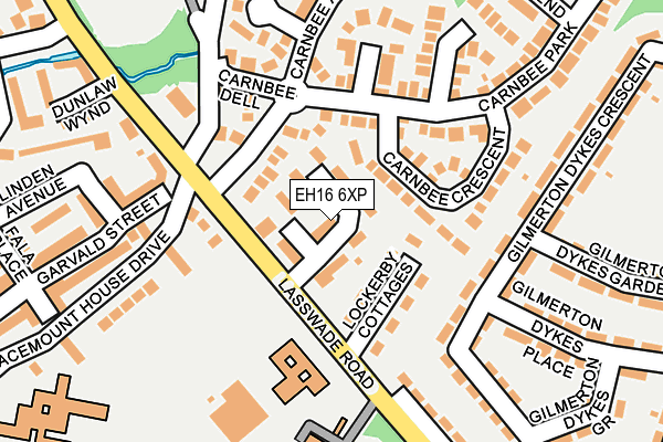 EH16 6XP map - OS OpenMap – Local (Ordnance Survey) EH16 6XP map - OS OpenMap – Local (Ordnance Survey)