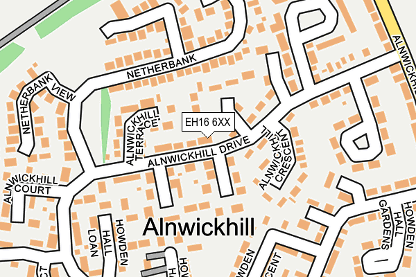 EH16 6XX map - OS OpenMap – Local (Ordnance Survey) EH16 6XX map - OS OpenMap – Local (Ordnance Survey)