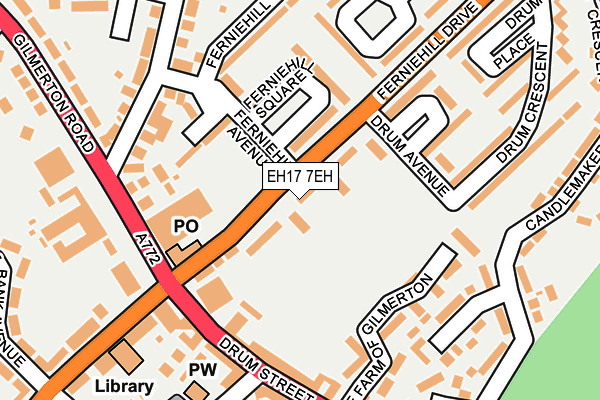 EH17 7EH map - OS OpenMap – Local (Ordnance Survey) EH17 7EH map - OS OpenMap – Local (Ordnance Survey)