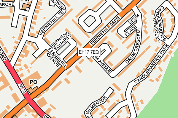 EH17 7EQ map - OS OpenMap – Local (Ordnance Survey) EH17 7EQ map - OS OpenMap – Local (Ordnance Survey)