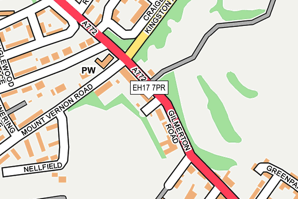 EH17 7PR map - OS OpenMap – Local (Ordnance Survey) EH17 7PR map - OS OpenMap – Local (Ordnance Survey)