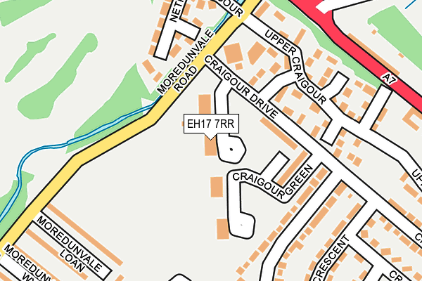 EH17 7RR map - OS OpenMap – Local (Ordnance Survey) EH17 7RR map - OS OpenMap – Local (Ordnance Survey)