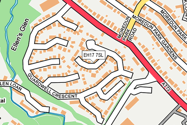 EH17 7SL map - OS OpenMap – Local (Ordnance Survey) EH17 7SL map - OS OpenMap – Local (Ordnance Survey)