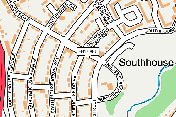 EH17 8EU map - OS OpenMap – Local (Ordnance Survey) EH17 8EU map - OS OpenMap – Local (Ordnance Survey)