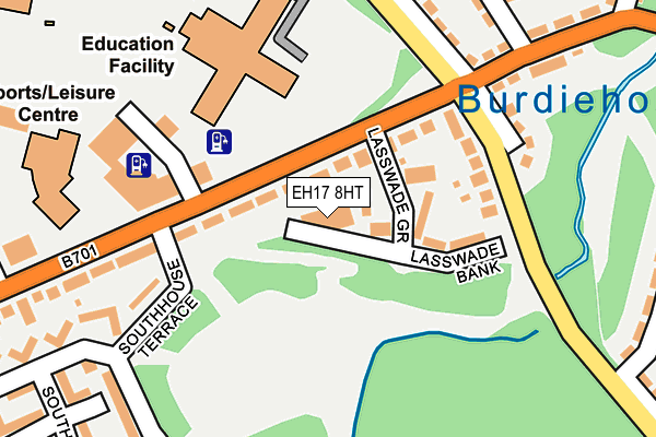 EH17 8HT map - OS OpenMap – Local (Ordnance Survey) EH17 8HT map - OS OpenMap – Local (Ordnance Survey)