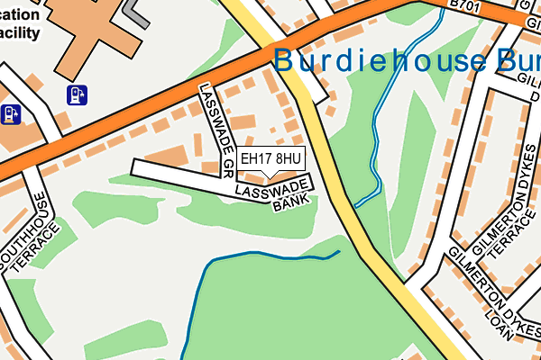 EH17 8HU map - OS OpenMap – Local (Ordnance Survey) EH17 8HU map - OS OpenMap – Local (Ordnance Survey)