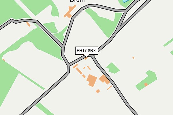 EH17 8RX map - OS OpenMap – Local (Ordnance Survey) EH17 8RX map - OS OpenMap – Local (Ordnance Survey)