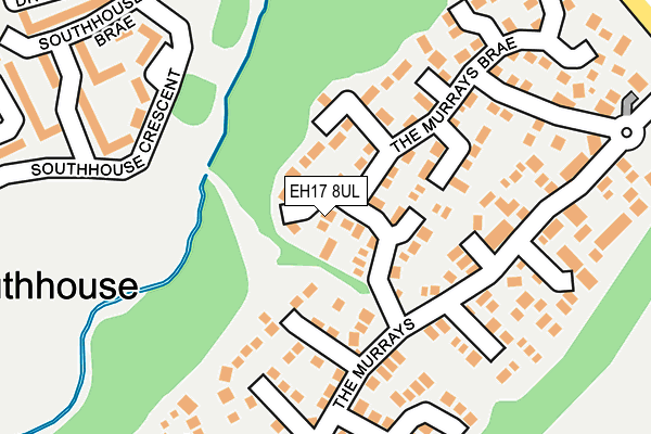 EH17 8UL map - OS OpenMap – Local (Ordnance Survey) EH17 8UL map - OS OpenMap – Local (Ordnance Survey)