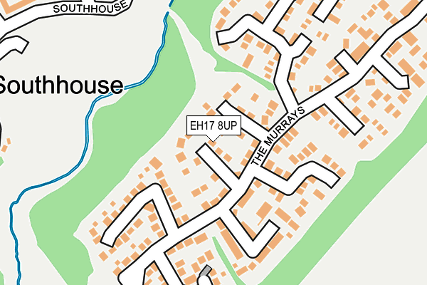 EH17 8UP map - OS OpenMap – Local (Ordnance Survey) EH17 8UP map - OS OpenMap – Local (Ordnance Survey)