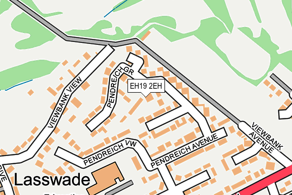 EH19 2EH map - OS OpenMap – Local (Ordnance Survey) EH19 2EH map - OS OpenMap – Local (Ordnance Survey)