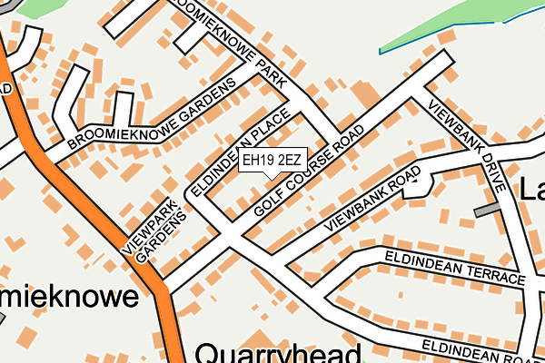 EH19 2EZ map - OS OpenMap – Local (Ordnance Survey) EH19 2EZ map - OS OpenMap – Local (Ordnance Survey)