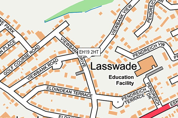 EH19 2HT map - OS OpenMap – Local (Ordnance Survey) EH19 2HT map - OS OpenMap – Local (Ordnance Survey)