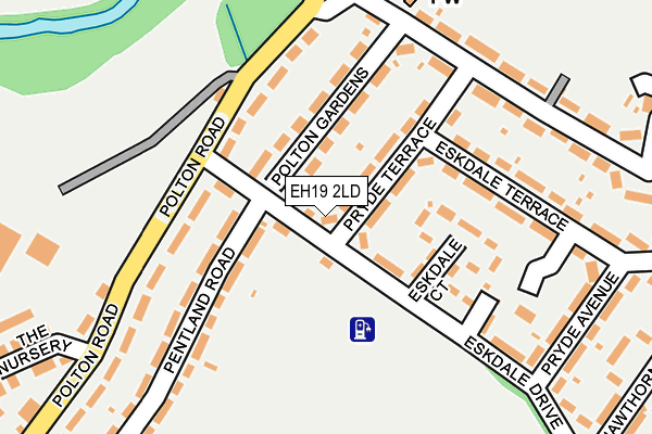 EH19 2LD map - OS OpenMap – Local (Ordnance Survey) EH19 2LD map - OS OpenMap – Local (Ordnance Survey)