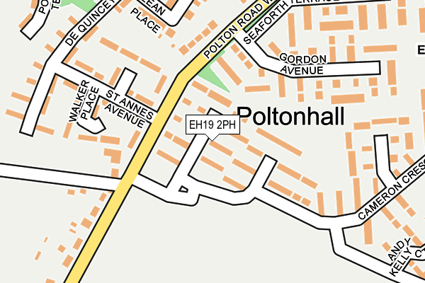 EH19 2PH map - OS OpenMap – Local (Ordnance Survey) EH19 2PH map - OS OpenMap – Local (Ordnance Survey)
