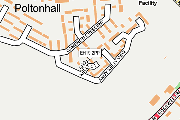 EH19 2PP map - OS OpenMap – Local (Ordnance Survey) EH19 2PP map - OS OpenMap – Local (Ordnance Survey)