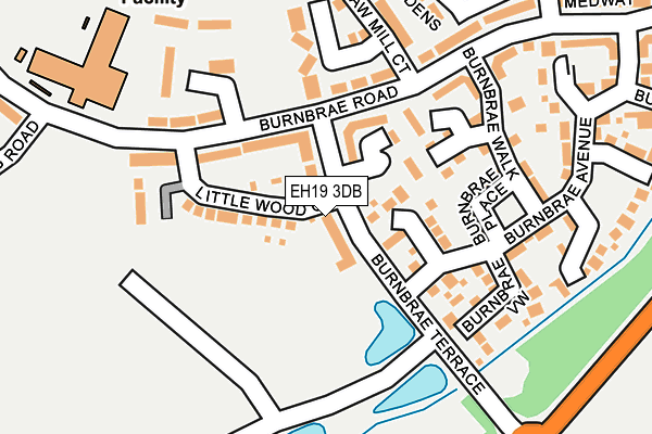 EH19 3DB map - OS OpenMap – Local (Ordnance Survey) EH19 3DB map - OS OpenMap – Local (Ordnance Survey)