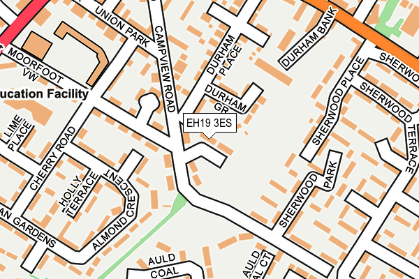 EH19 3ES map - OS OpenMap – Local (Ordnance Survey) EH19 3ES map - OS OpenMap – Local (Ordnance Survey)