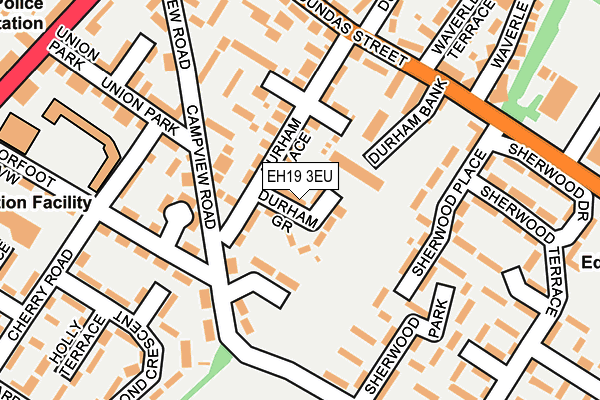 EH19 3EU map - OS OpenMap – Local (Ordnance Survey) EH19 3EU map - OS OpenMap – Local (Ordnance Survey)