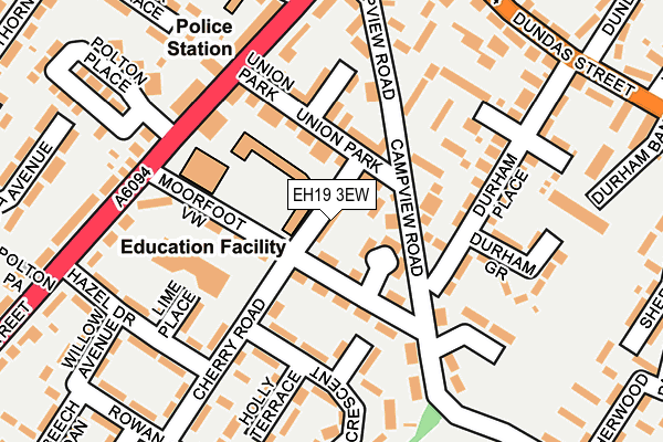 EH19 3EW map - OS OpenMap – Local (Ordnance Survey) EH19 3EW map - OS OpenMap – Local (Ordnance Survey)
