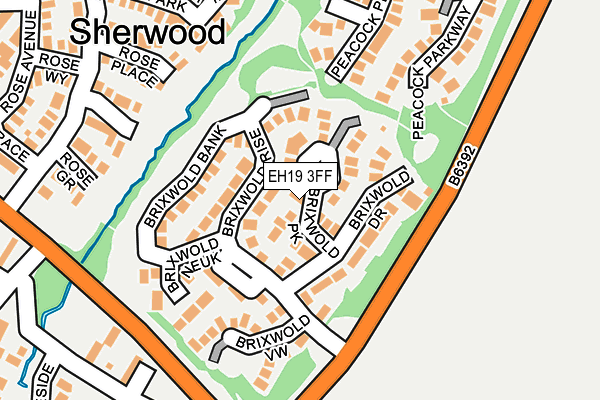 EH19 3FF map - OS OpenMap – Local (Ordnance Survey) EH19 3FF map - OS OpenMap – Local (Ordnance Survey)