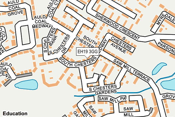 EH19 3GG map - OS OpenMap – Local (Ordnance Survey) EH19 3GG map - OS OpenMap – Local (Ordnance Survey)