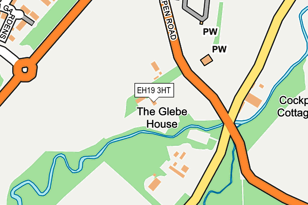 EH19 3HT map - OS OpenMap – Local (Ordnance Survey)