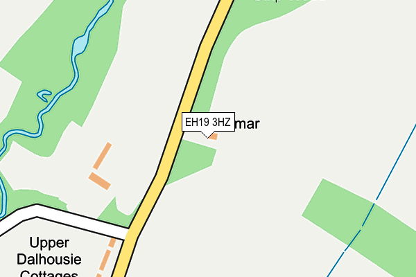 EH19 3HZ map - OS OpenMap – Local (Ordnance Survey) EH19 3HZ map - OS OpenMap – Local (Ordnance Survey)