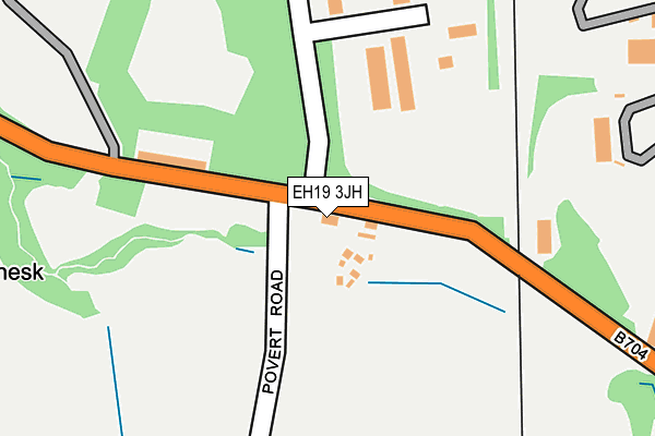 EH19 3JH map - OS OpenMap – Local (Ordnance Survey) EH19 3JH map - OS OpenMap – Local (Ordnance Survey)