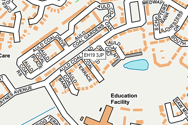 EH19 3JP map - OS OpenMap – Local (Ordnance Survey) EH19 3JP map - OS OpenMap – Local (Ordnance Survey)