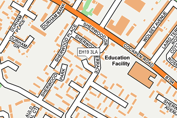 EH19 3LA map - OS OpenMap – Local (Ordnance Survey) EH19 3LA map - OS OpenMap – Local (Ordnance Survey)