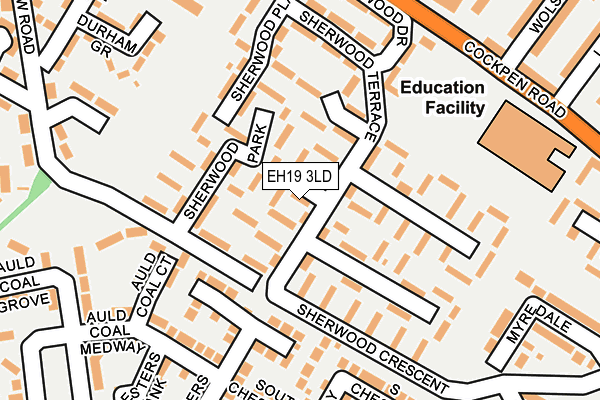 EH19 3LD map - OS OpenMap – Local (Ordnance Survey) EH19 3LD map - OS OpenMap – Local (Ordnance Survey)