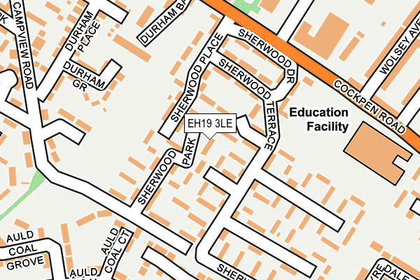 EH19 3LE map - OS OpenMap – Local (Ordnance Survey) EH19 3LE map - OS OpenMap – Local (Ordnance Survey)