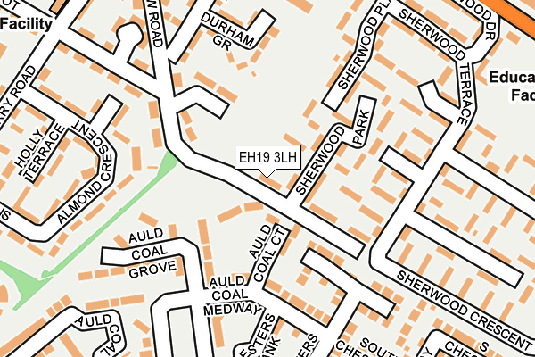 EH19 3LH map - OS OpenMap – Local (Ordnance Survey) EH19 3LH map - OS OpenMap – Local (Ordnance Survey)