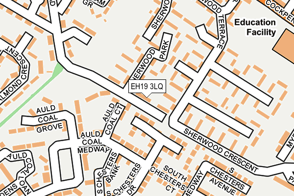 EH19 3LQ map - OS OpenMap – Local (Ordnance Survey) EH19 3LQ map - OS OpenMap – Local (Ordnance Survey)