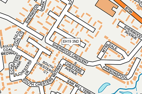 EH19 3ND map - OS OpenMap – Local (Ordnance Survey) EH19 3ND map - OS OpenMap – Local (Ordnance Survey)