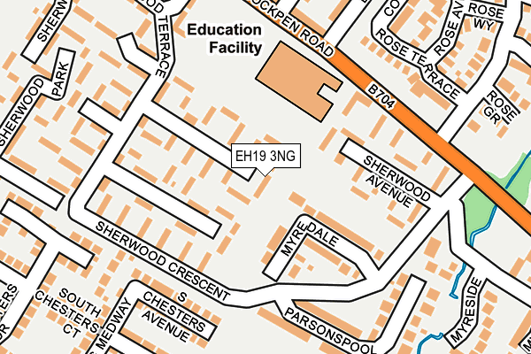 EH19 3NG map - OS OpenMap – Local (Ordnance Survey) EH19 3NG map - OS OpenMap – Local (Ordnance Survey)