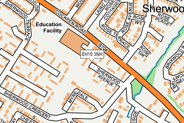 EH19 3NH map - OS OpenMap – Local (Ordnance Survey) EH19 3NH map - OS OpenMap – Local (Ordnance Survey)