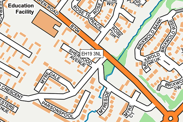 EH19 3NL map - OS OpenMap – Local (Ordnance Survey) EH19 3NL map - OS OpenMap – Local (Ordnance Survey)