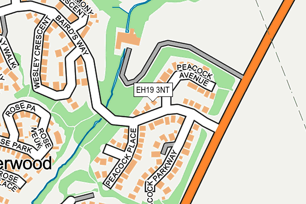 EH19 3NT map - OS OpenMap – Local (Ordnance Survey) EH19 3NT map - OS OpenMap – Local (Ordnance Survey)